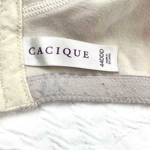 Cacique 44DDD nude tshirt bra beige tan - Picture 6 of 10